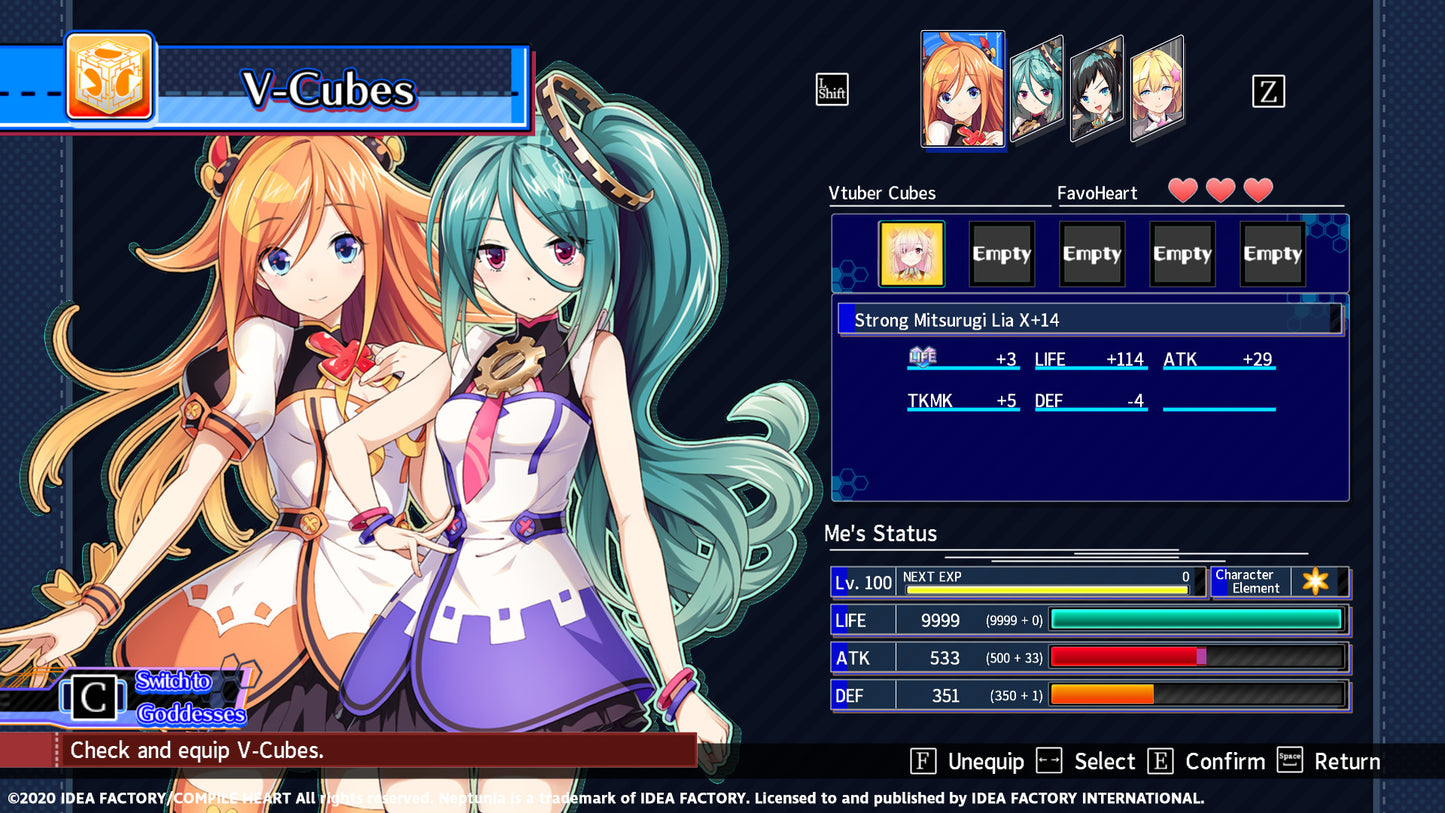 Neptunia Virtual Stars - WACTOR Pack (DLC)