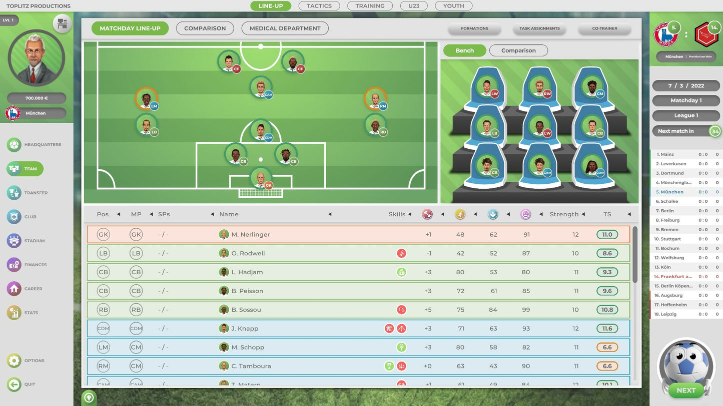 GOAL! The Club Manager