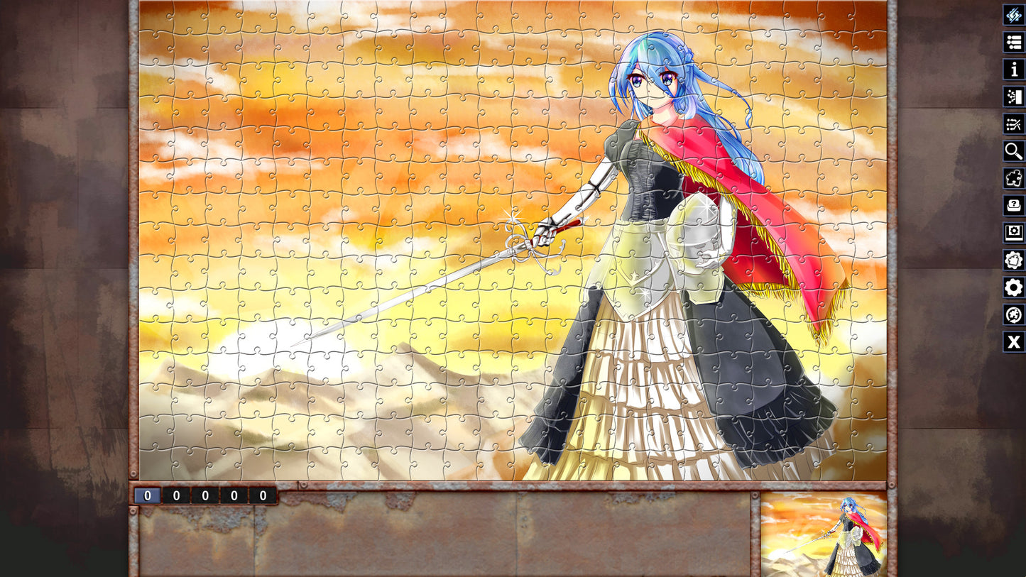 Pixel Puzzles Illustrations &amp; Anime - Jigsaw Pack: Warriors