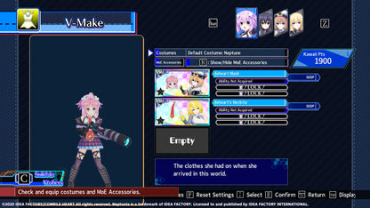 Neptunia Virtual Stars - Ileheart Pack (DLC)