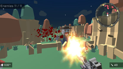 Square Head Zombies