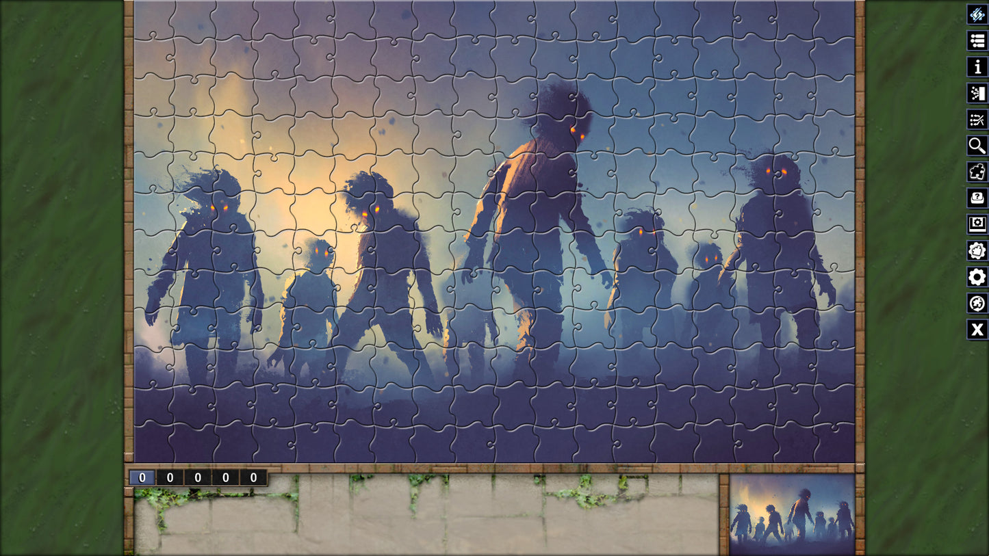Pixel Puzzles Illustrations &amp; Anime - Jigsaw Pack: Zombies