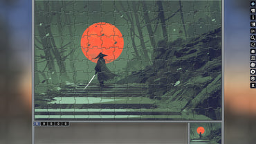 Pixel Puzzles Illustrations &amp; Anime - Jigsaw Pack: Samurai