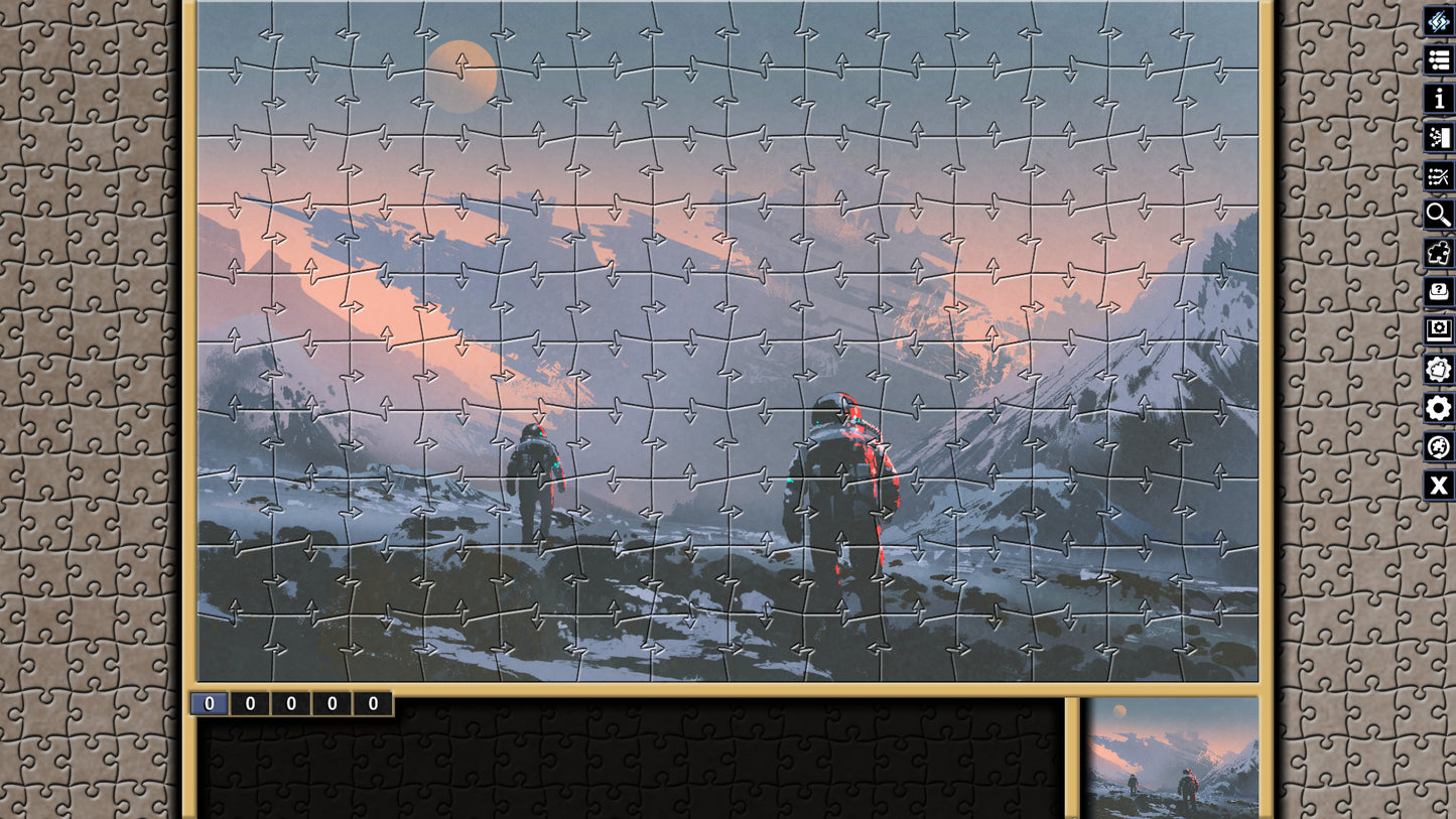 Pixel Puzzles Illustrations &amp; Anime - Jigsaw Pack: Distant Worlds