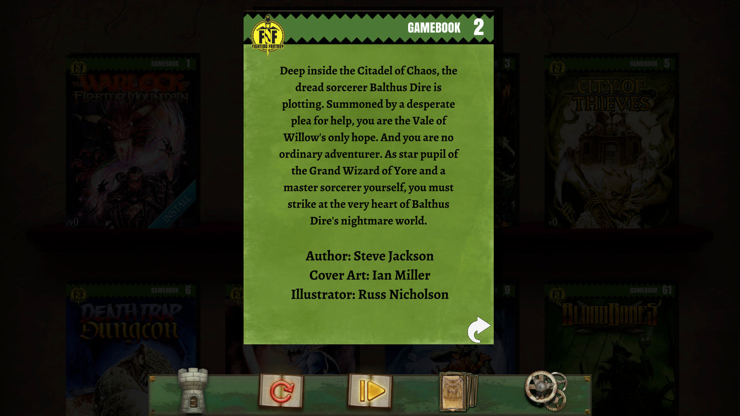Citadel of Chaos (Fighting Fantasy Classics) (DLC)
