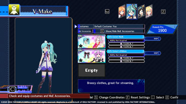 Neptunia Virtual Stars - Sifir Esirer Pack (DLC)