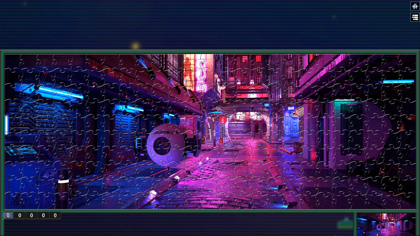 Pixel Puzzles Illustrations &amp; Anime - Jigsaw Pack: Cyberpunk