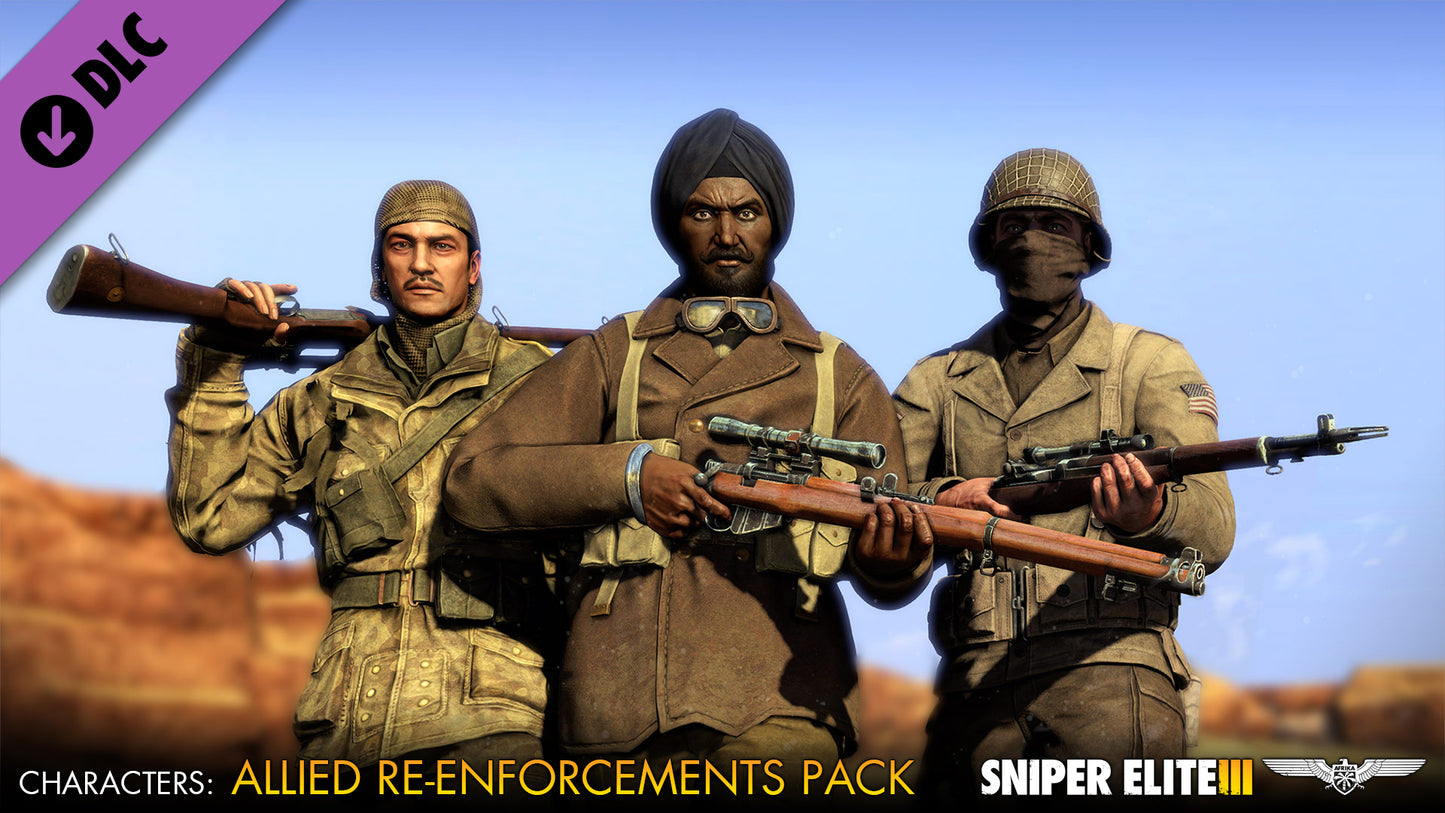 Sniper Elite III - Allied Reinforcements Outfit Pack (DLC)