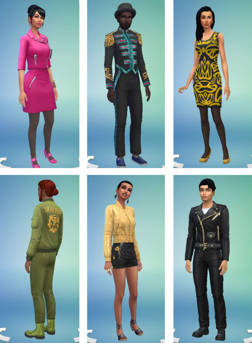 The Sims 4 Moschino Stuff Pack