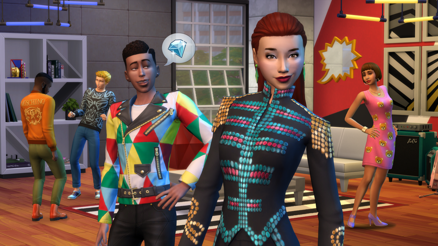 The Sims 4 Moschino Stuff Pack